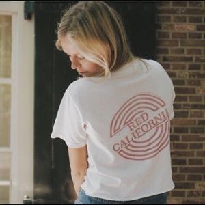 Brandy Melville red California shirt